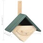 Casa para pájaros 4 unidades madera de abeto 24x16x30 cm de vidaXL, Pajareras - Ref: Foro24-47247, Precio: 26,99 €, Descuento: %