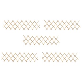 Fence panels 5 units made of fir wood 180x30 cm by vidaXL, fence panels - Ref: Foro24-47239, Price: 27,43 €, Discount: %