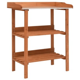 Fir wood plant stand 76x37x89 cm by vidaXL, Pot stands - Ref: Foro24-47244, Price: 71,90 €, Discount: %