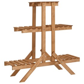 Fir wood plant stand 83x25x83 cm by vidaXL, Pot stands - Ref: Foro24-47234, Price: 27,38 €, Discount: %