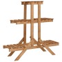 Soporte para plantas de madera de abeto 83x25x83 cm de vidaXL, Soportes para macetas - Ref: Foro24-47234, Precio: 29,20 €, De...