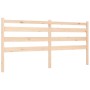 Estructura de cama con cabecero madera maciza 180x200 cm de vidaXL, Camas y somieres - Ref: Foro24-3192051, Precio: 141,99 €,...