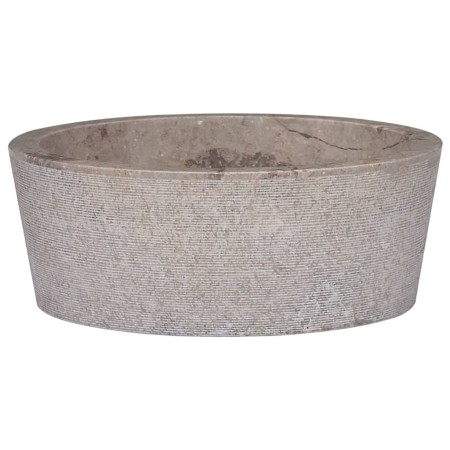 Gray marble sink Ø40x15 cm by vidaXL, Sinks - Ref: Foro24-149179, Price: 120,60 €, Discount: %