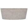 Lavabo gris mármol Ø40x15 cm de vidaXL, Lavabos - Ref: Foro24-149179, Precio: 120,60 €, Descuento: %