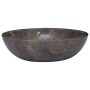 Gray marble sink Ø40x12 cm by vidaXL, Sinks - Ref: Foro24-149157, Price: 123,35 €, Discount: %