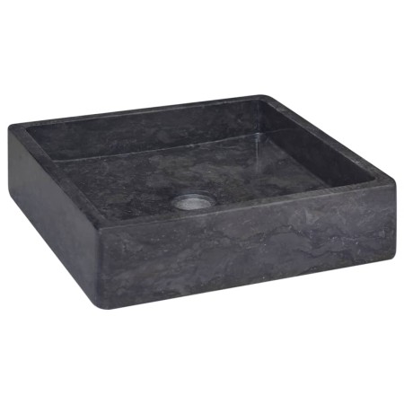 Lavabo mármol negro 40x40x10 cm de vidaXL, Lavabos - Ref: Foro24-149169, Precio: 123,02 €, Descuento: %