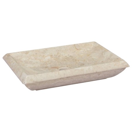 Cream marble sink 50x35x10 cm by vidaXL, Sinks - Ref: Foro24-149162, Price: 143,16 €, Discount: %