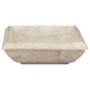 Lavabo crema mármol 50x35x10 cm de vidaXL, Lavabos - Ref: Foro24-149162, Precio: 143,16 €, Descuento: %