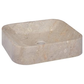 Gray marble sink 40x40x10 cm by vidaXL, Sinks - Ref: Foro24-149182, Price: 104,99 €, Discount: %