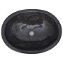 Black marble sink 53x40x15 cm by vidaXL, Sinks - Ref: Foro24-149172, Price: 150,90 €, Discount: %