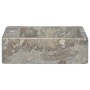 Lavabo de mármol gris 40x40x12 cm de vidaXL, Lavabos - Ref: Foro24-149185, Precio: 137,99 €, Descuento: %