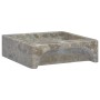 Lavabo de mármol gris 40x40x12 cm de vidaXL, Lavabos - Ref: Foro24-149185, Precio: 137,99 €, Descuento: %