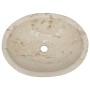 Cream marble sink 53x40x15 cm by vidaXL, Sinks - Ref: Foro24-149171, Price: 195,38 €, Discount: %