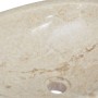 Lavabo crema mármol 53x40x15 cm de vidaXL, Lavabos - Ref: Foro24-149171, Precio: 195,38 €, Descuento: %