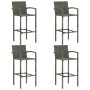 Garden bar furniture 5 pcs PE rattan armrest gray by vidaXL, Garden sets - Ref: Foro24-3064809, Price: 325,99 €, Discount: %