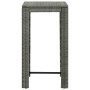 Garden bar furniture 5 pcs PE rattan armrest gray by vidaXL, Garden sets - Ref: Foro24-3064809, Price: 325,99 €, Discount: %