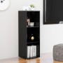 Glossy black plywood TV cabinet 107x35x37 cm by vidaXL, TV Furniture - Ref: Foro24-805541, Price: 45,69 €, Discount: %