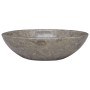 Lavabo gris mármol 53x40x15 cm de vidaXL, Lavabos - Ref: Foro24-149173, Precio: 167,67 €, Descuento: %