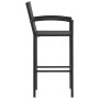 Garten Bar Möbel 5 Stück Rattan PE Armlehnen schwarz von vidaXL, Gartensets - Ref: Foro24-3064808, Preis: 383,51 €, Rabatt: %