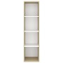 TV wall unit made of white oak plywood, measuring 37x37x142.5cm. by vidaXL, TV Furniture - Ref: Foro24-805494, Price: 61,50 €...