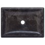 Lavabo mármol negro 50x35x10 cm de vidaXL, Lavabos - Ref: Foro24-149163, Precio: 134,50 €, Descuento: %