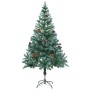 Glasierter Weihnachtsbaum mit Tannenzapfen 150 cm von vidaXL, Weihnachtsbäume - Ref: Foro24-60177, Preis: 36,18 €, Rabatt: %