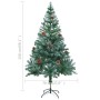 Árbol de navidad glaseado con piñas 150 cm de vidaXL, Arboles de navidad - Ref: Foro24-60177, Precio: 36,09 €, Descuento: %