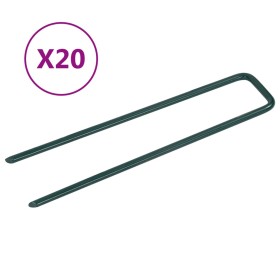 Artificial turf nails, 20 pieces of U-shaped iron. by vidaXL, Nails - Ref: Foro24-315795, Price: 19,59 €, Discount: %