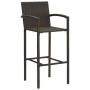 Garden bar set 7 pieces brown synthetic rattan by vidaXL, Garden sets - Ref: Foro24-3064845, Price: 463,99 €, Discount: %