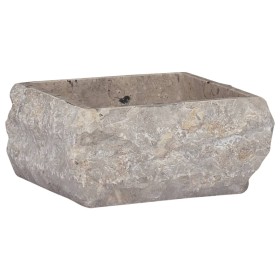 Lavabo gris mármol 30x30x13 cm de vidaXL, Lavabos - Ref: Foro24-149176, Precio: 134,65 €, Descuento: %