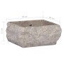 Graues Marmorwaschbecken 30x30x13 cm von vidaXL, Sinkt - Ref: Foro24-149176, Preis: 134,59 €, Rabatt: %