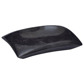 Lavabo mármol negro 50x35x10 cm de vidaXL, Lavabos - Ref: Foro24-149166, Precio: 102,99 €, Descuento: %