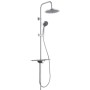 SCHÜTTE Overhead shower set with tray AQUASTAR anthracite-chrome by SCHÜTTE, shower heads - Ref: Foro24-434594, Price: 130,11...