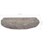 Gray marble washbasin Ø40x12 cm by vidaXL, Sinks - Ref: Foro24-149158, Price: 112,87 €, Discount: %