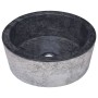 Lavabo mármol negro Ø40x15 cm de vidaXL, Lavabos - Ref: Foro24-149178, Precio: 137,71 €, Descuento: %