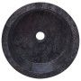 Black marble sink Ø40x15 cm by vidaXL, Sinks - Ref: Foro24-149178, Price: 137,38 €, Discount: %