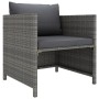 5-piece garden furniture set and gray synthetic rattan cushions by vidaXL, Garden sets - Ref: Foro24-3059753, Price: 259,25 €...