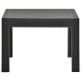 Garden table PP rattan anthracite gray 58x58x41 cm by vidaXL, Garden tables - Ref: Foro24-315640, Price: 44,49 €, Discount: %