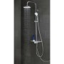 SCHÜTTE Overhead shower set with tray AQUASTAR white-chrome by SCHÜTTE, shower heads - Ref: Foro24-434593, Price: 130,09 €, D...