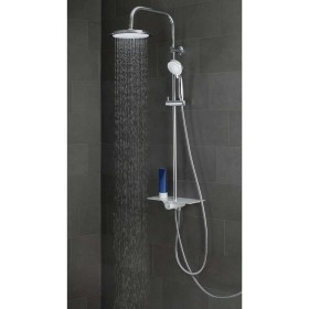 SCHÜTTE Kopfbrauseset mit AQUASTAR Weiß-Chrom-Wanne von SCHÜTTE, Duschköpfe - Ref: Foro24-434593, Preis: 130,09 €, Rabatt: %