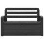 Garden bench with anthracite gray plastic storage 132.5 cm by vidaXL, garden benches - Ref: Foro24-315637, Price: 311,10 €, D...