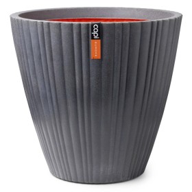 Capi Konische Vase Urban Tube dunkelgrau 55x52 cm von Capi, Töpfe und Pflanzgefäße - Ref: Foro24-434883, Preis: 114,99 €, Rab...