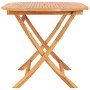 Mesa plegable de jardín madera maciza de teca 160x80x75 cm de vidaXL, Mesas de jardín - Ref: Foro24-48998, Precio: 201,80 €, ...