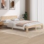 Estructura de cama madera maciza de pino 140x200 cm de vidaXL, Camas y somieres - Ref: Foro24-833115, Precio: 163,74 €, Descu...