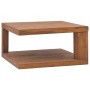 Solid teak wood coffee table 65x65x33 cm by vidaXL, Coffee table - Ref: Foro24-326127, Price: 116,01 €, Discount: %