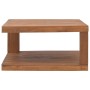 Mesa de centro madera maciza de teca 65x65x33 cm de vidaXL, Mesas de centro - Ref: Foro24-326127, Precio: 116,01 €, Descuento: %