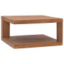 Mesa de centro madera maciza de teca 65x65x33 cm de vidaXL, Mesas de centro - Ref: Foro24-326127, Precio: 116,01 €, Descuento: %