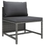 7-piece garden furniture set and gray synthetic rattan cushions by vidaXL, Garden sets - Ref: Foro24-3059764, Price: 330,99 €...