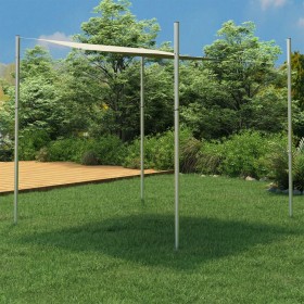 Poste de toldo de vela de acero inoxidable 250 cm de vidaXL, Mástiles y estacas para tiendas de campaña - Ref: Foro24-316090,...