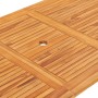 Mesa plegable de jardín madera maciza de teca 160x80x75 cm de vidaXL, Mesas de jardín - Ref: Foro24-48998, Precio: 201,80 €, ...